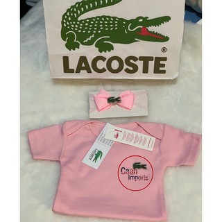 conjunto Lacoste para bebê menina