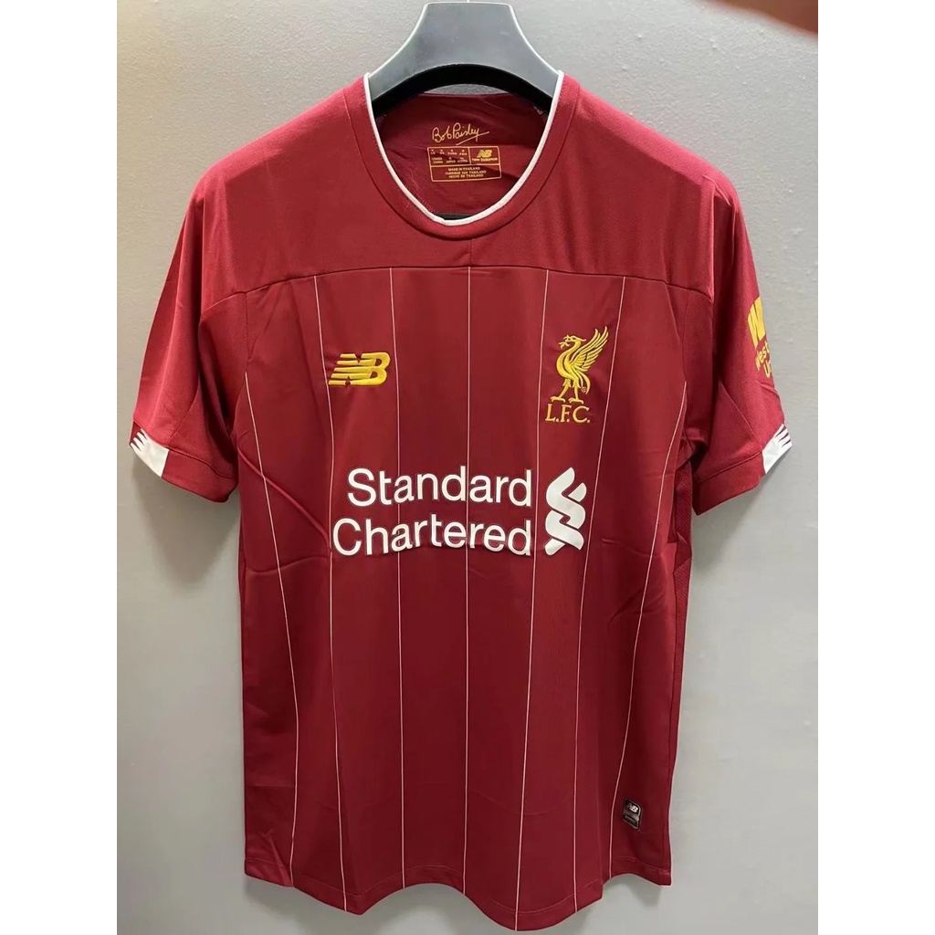 19 20 Liverpool Camisa De Futebol Masculina Tailandesa