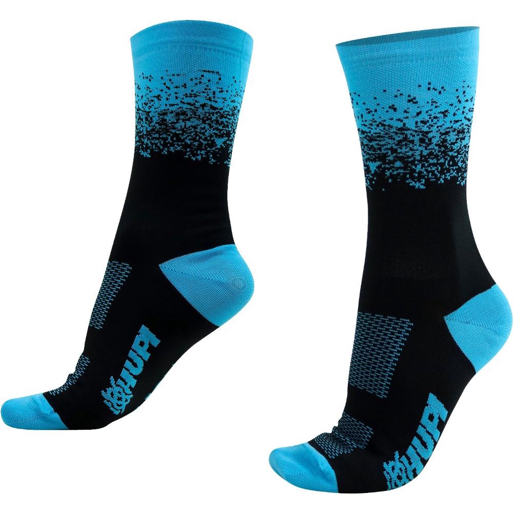 Meia HUPI Splash Azul/Preto em Oferta na Shopee