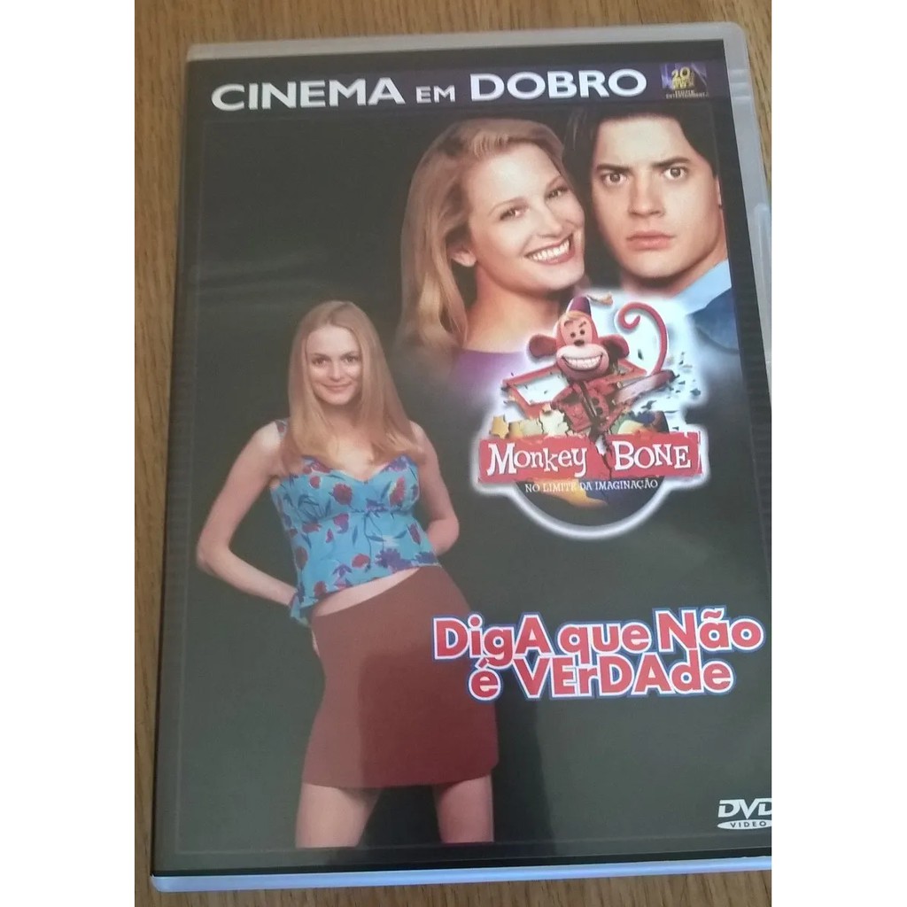Dvd Cinema Em Dobro - Monkey Bone + Diga Que Não É Verdade CINEMA EM DOBRO LACRADO