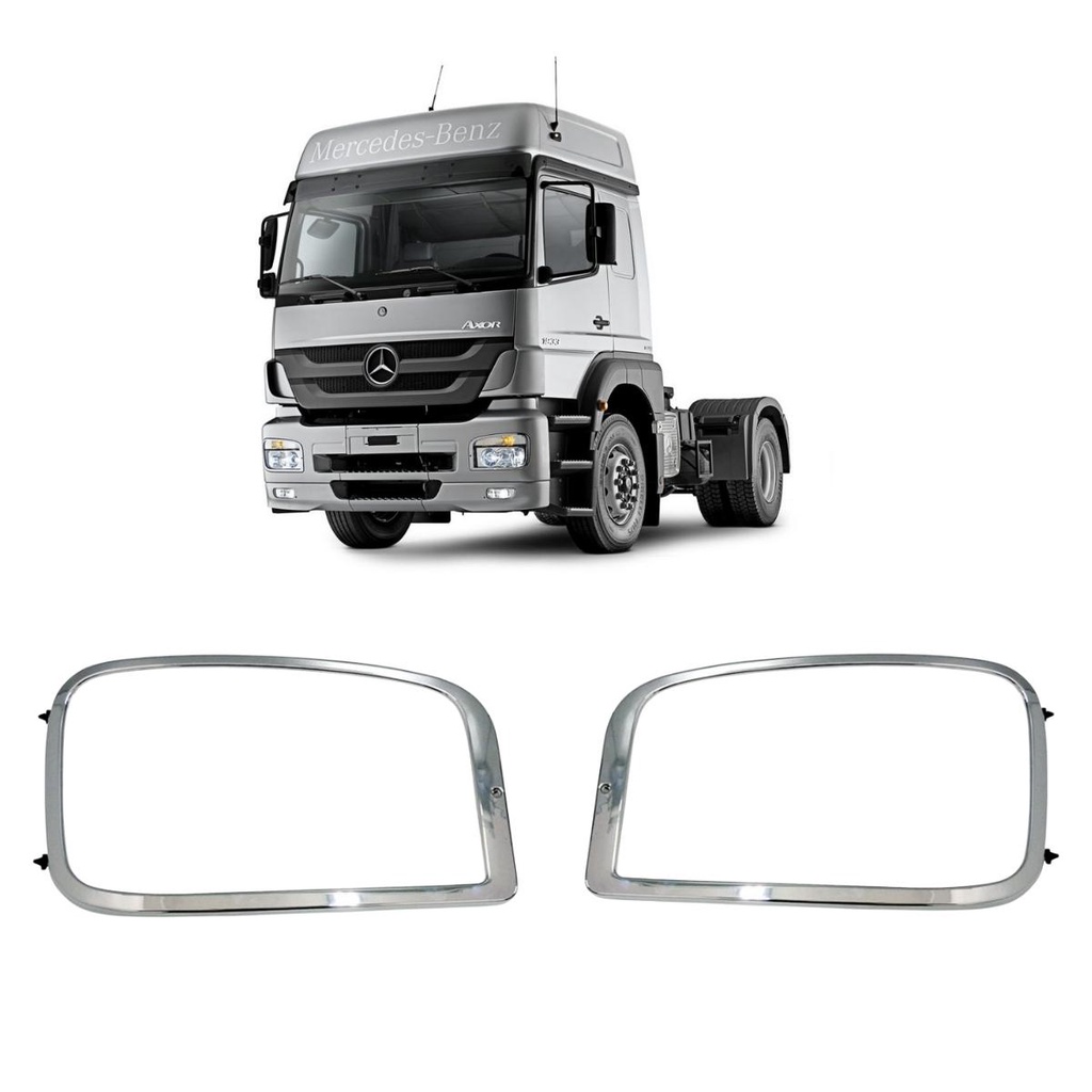 Par Moldura Farol MB Axor em Oferta na Shopee