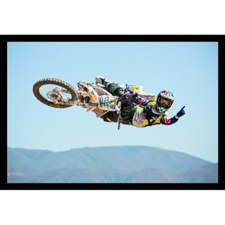 Quadro Mx Freestyle Motocross Poster Com Moldura 42x29cm Shopee Brasil