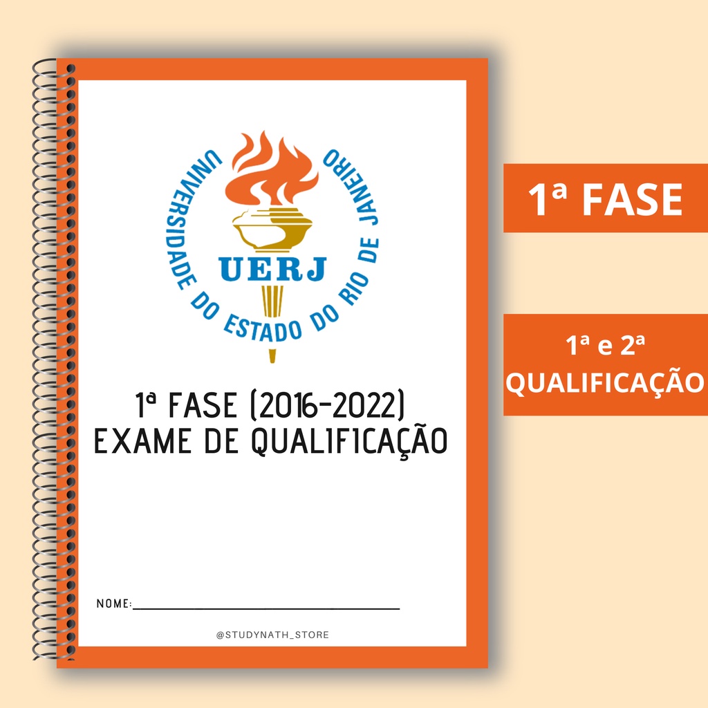 Apostila UERJ 1ª Fase (2016-2022) | Shopee Brasil