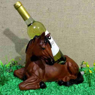 Porta Garrafa De Vinho Em Resina Cavalo Escultura de Cavalo em Oferta na Shopee