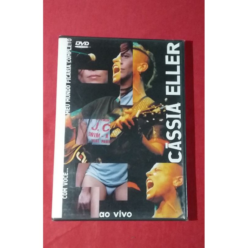 DVD CÁSSIA ELLER, COM VOCÊ MEU MUNDO FICARIA COMPLETO. - AO VIVO. ROCK BRASILEIRO, ANOS 90