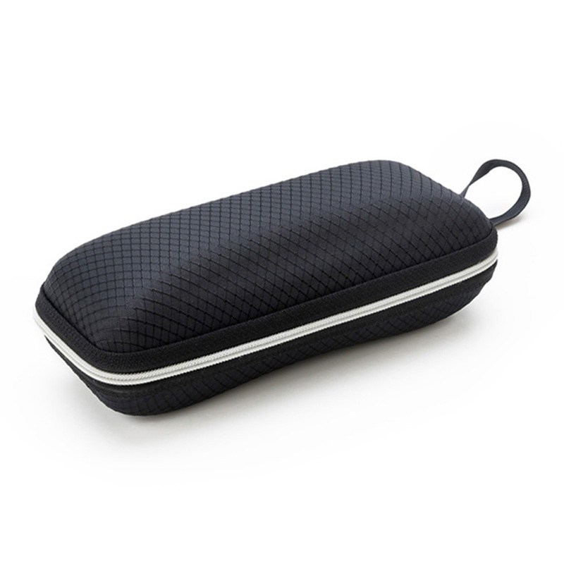 Estojo Protetor Porta Óculos De Sol E Grau Preto Com Zíper Eyewear