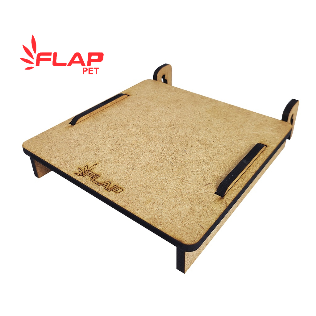 Poleiro plataforma de descanso G para gaiola/ viveiro Ring neck, maritaca Calopsita, periquito, agaporni