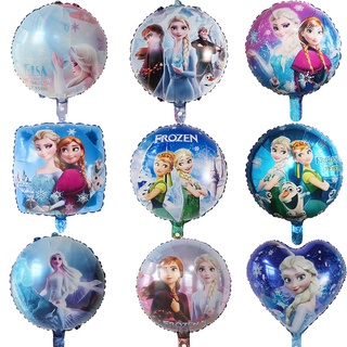 Decorações Para Festas 1 Peça De 18 Polegadas Desenho Elsa Anna Belle Branca De Neve Cinderela Princesa Folha De Alumínio Balões De Hélio Festa De Aniversário Kids Toy Gifts