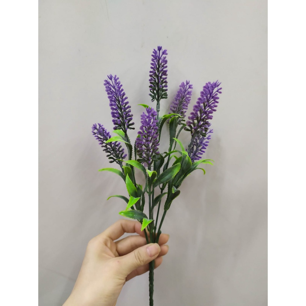 Buquê de lavanda artificial c/7flor ideal para arranjo | Shopee Brasil