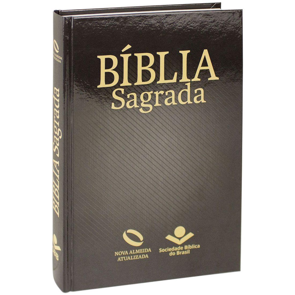 Bíblia Sagrada NAA Capa Dura - Preta em Oferta na Shopee