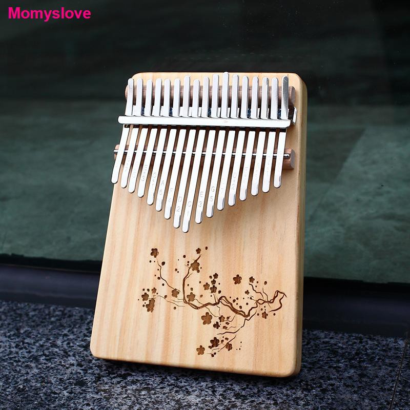 finger-piano piano beginners instrument 17-tone veneer pink butterfly Color : 3 suitable for professional playing beginner instruments Kalimbaqin 17-tone Kalimba 