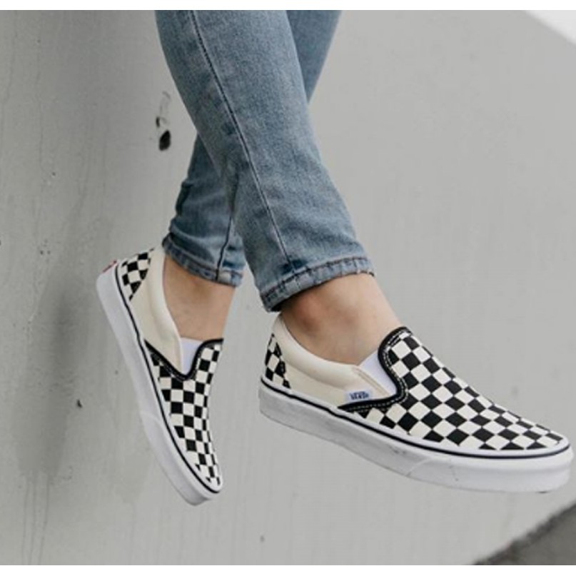 tenis slip on vans xadrez masculino