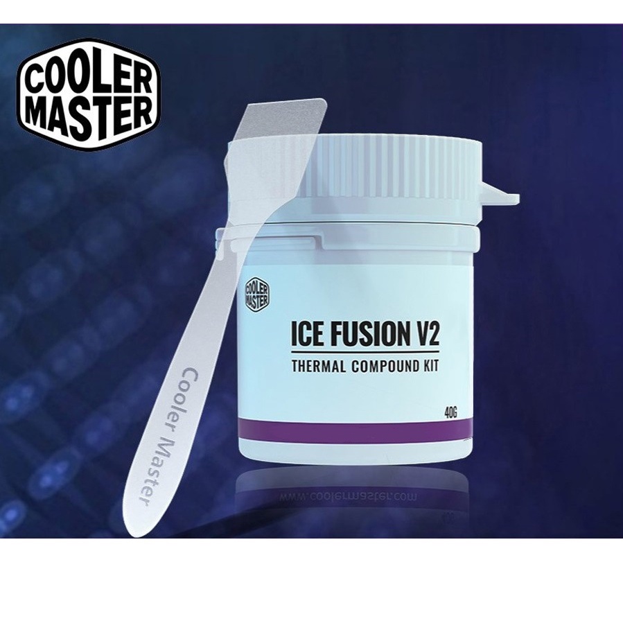 Pasta Térmica Silver Prata ICE Fusion V2 40g C/ Pazinha Cooler Master PS3 PS4 XBOX Processador Placa de Video