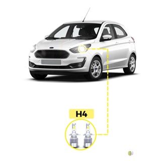 Kit Ultra LED Ford Ka 2016/2019 20000 Lúmens 6500K Principal em Oferta na Shopee