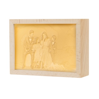 Download S W Creality Led Wood Photo Frame 3d Printed Embossed Photo Model Frame Usb Powered Wood Frame Led Night Light Table Lamp Desktop Decoration Shopee Brasil