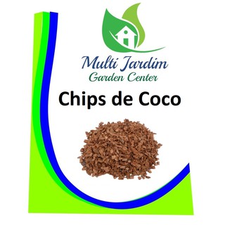 600gr = 10 Litros de Chips Chip De Coco Lavado Substrato Orgânico Orquídea Carnívora