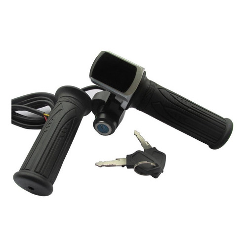 Acelerador Universal 48v Bicicleta Elétrica Scooter C/ Chave
