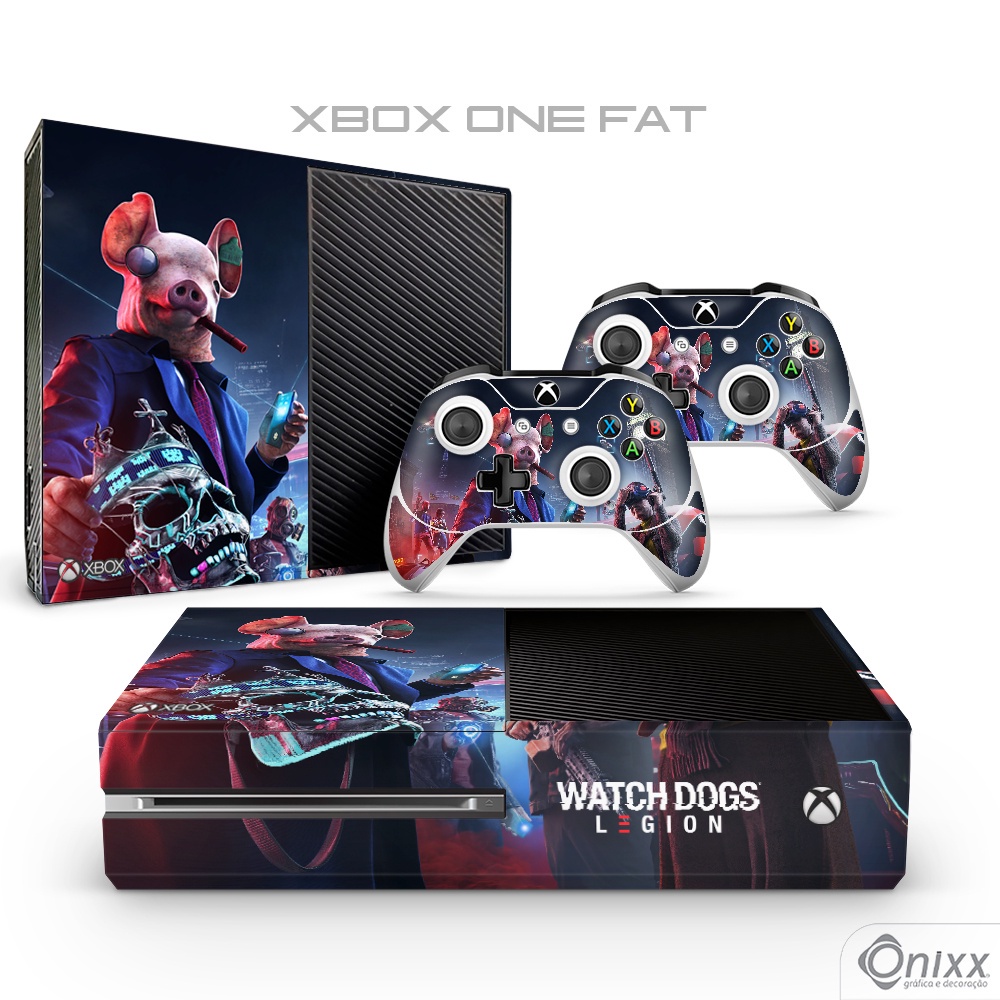 Skin XBOX ONE FAT Adesiva Watch Dogs Legion