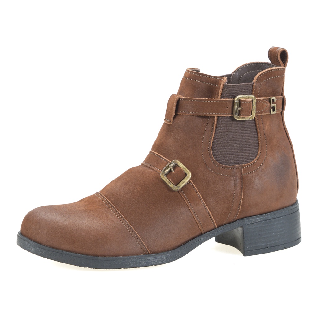 Bota Coturno Feminino Kely em Couro SIlva&Silva Terra Super Lançamento