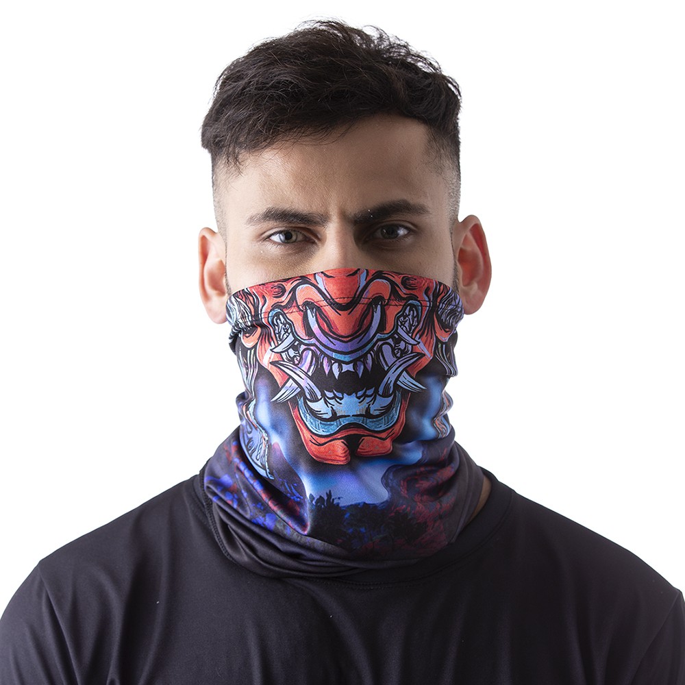 Mascara Bandana Samurai Bushido Protecao Ciclismo Pesca Moto