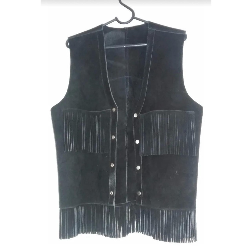 Colete Country Couro Legítimo Masculino/ Feminino