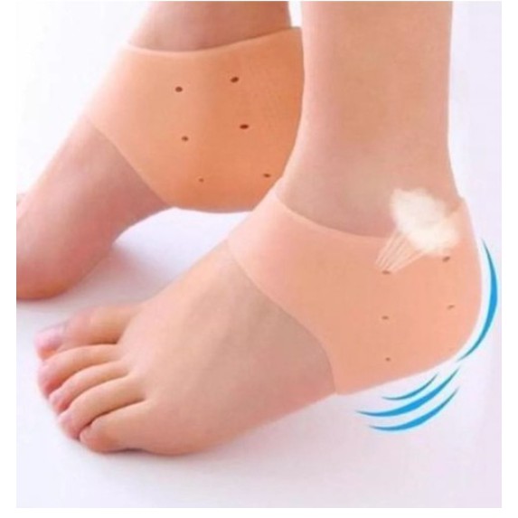 Meia Palmilha Gel Ortopédica Silicone Tornozelo Esporão em Oferta na Shopee
