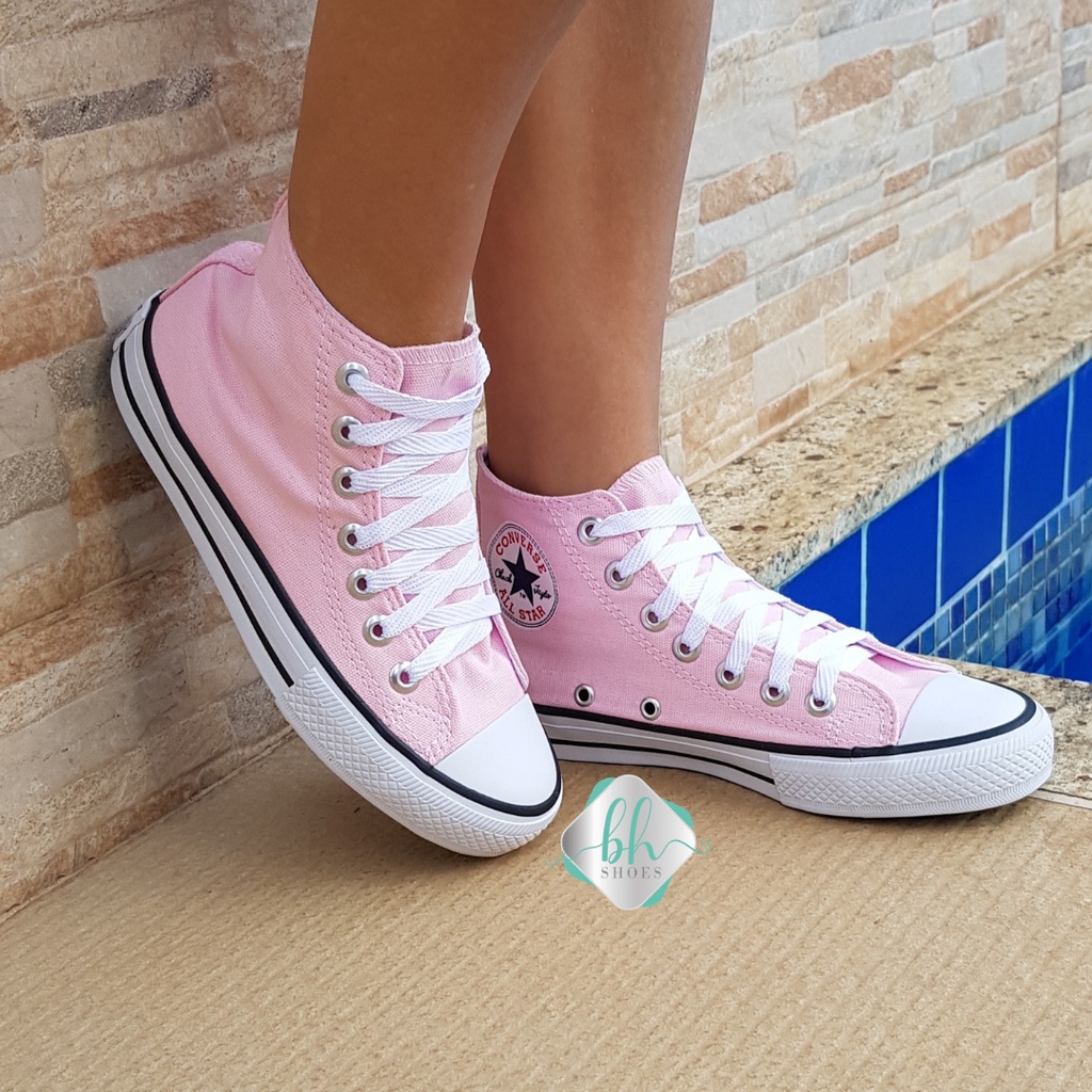 All star discount rosa botinha