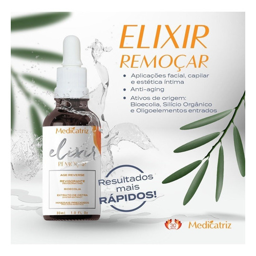 Elixir Remoçar Age Reverse, Revigorar E Restaurar Medicatriz