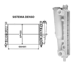 Caixa C/ Reservatório Radiador Fiat Uno 87 Á 09 Sist. Denso