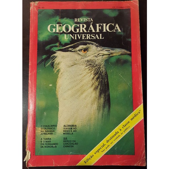 Revista Antiga Geográfica Universal Outubro 1981