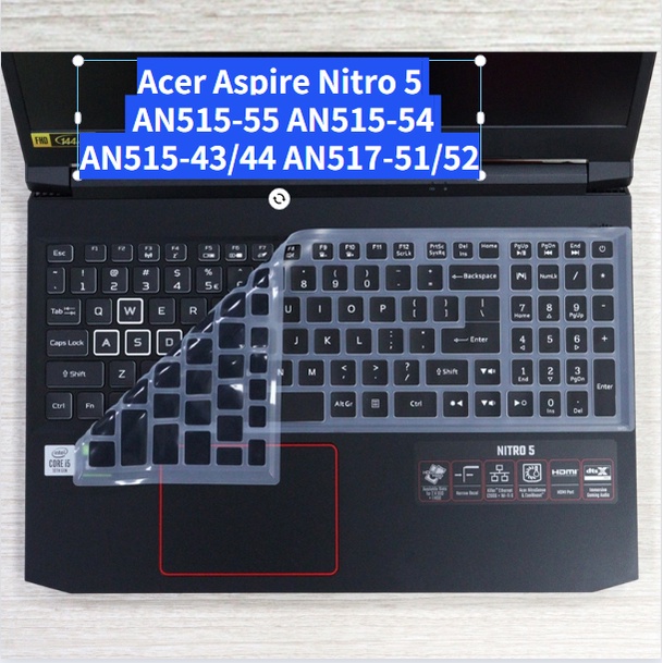 Silicone Keyboard Skin For Acer Nitro 5 & Predator Helios 300 | Waterproof Dustproof Protector