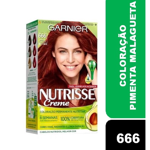 Coloração Nutrisse Garnier 666 Pimenta Malagueta
