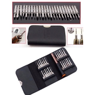 Kit 25 Pcs Mini Chave De Fenda Reparação Ferramenta De Precisão Set Kit Portátil Para Óculos Relógio