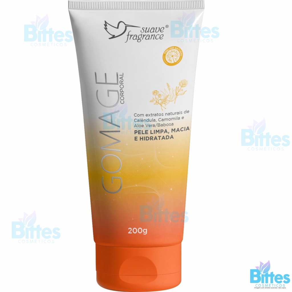 Gomage Corporal Suave Fragrance Peeling Natural Pele Limpa e Hidratada