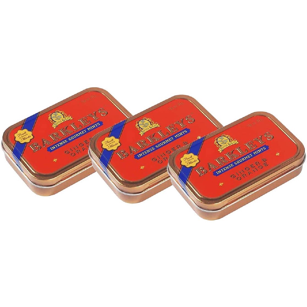 KIT 3 BALA BARKLEYS GINGER ORANGE - GENGIBRE E LARANJA 50G