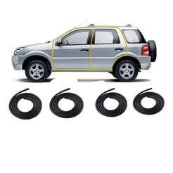 Kit Borrachas Vedação, Ecosport 2007 2008 2009 2010 4-portas