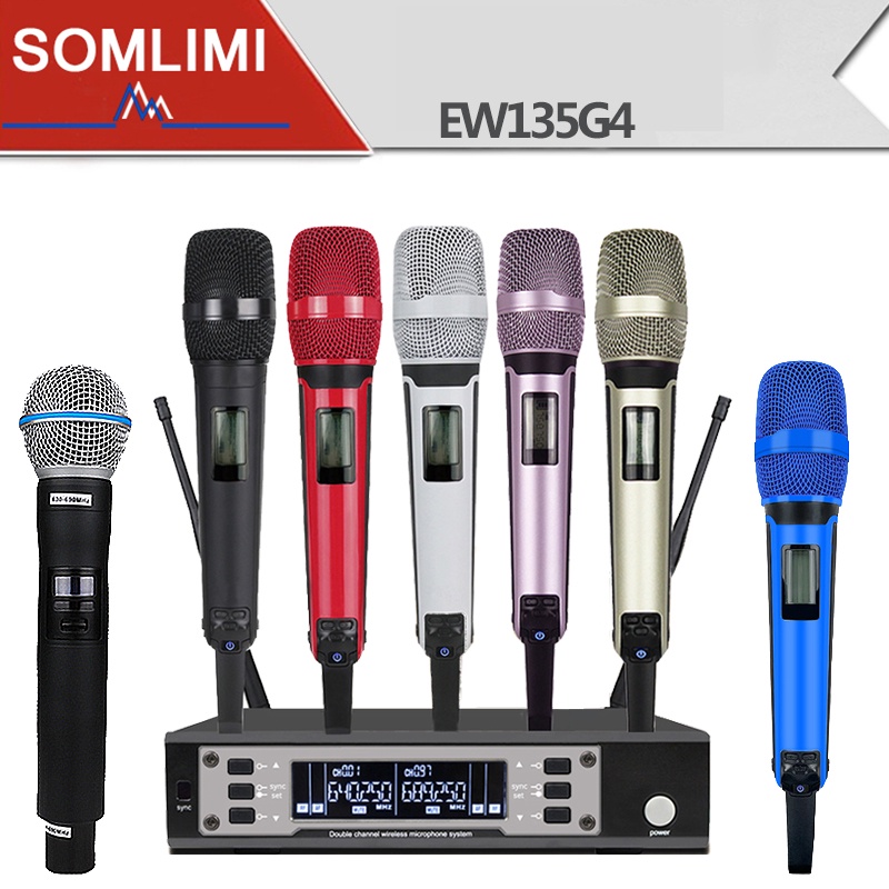SOMLIMI EW135G4 is suitable for Sennheiser UHF Longa distance Canal handheld micro sound system