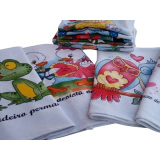 10 Unidades de Pano de Prato  Ótima Qualidade em Oferta na Shopee