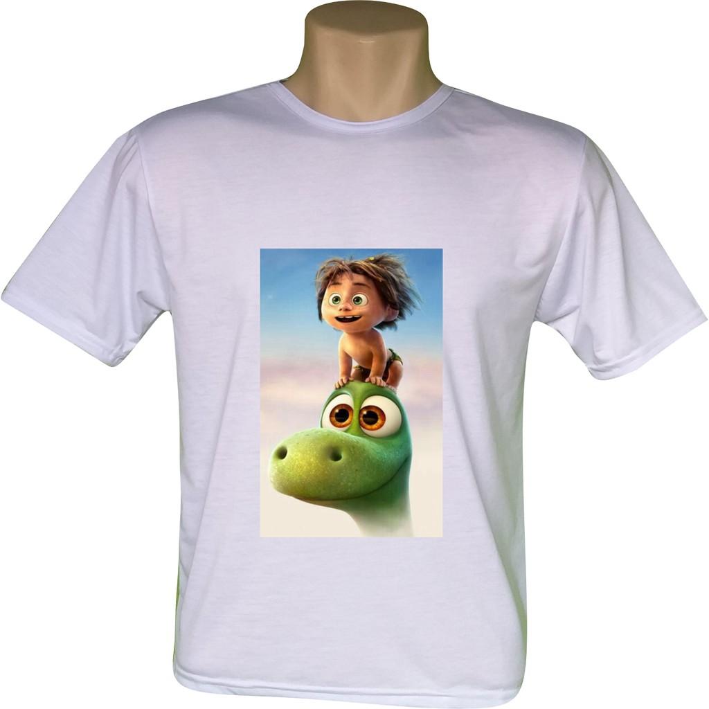 Blusa Camisa Estampada Infantil Personalizada Camiseta O Bom Dinossauro