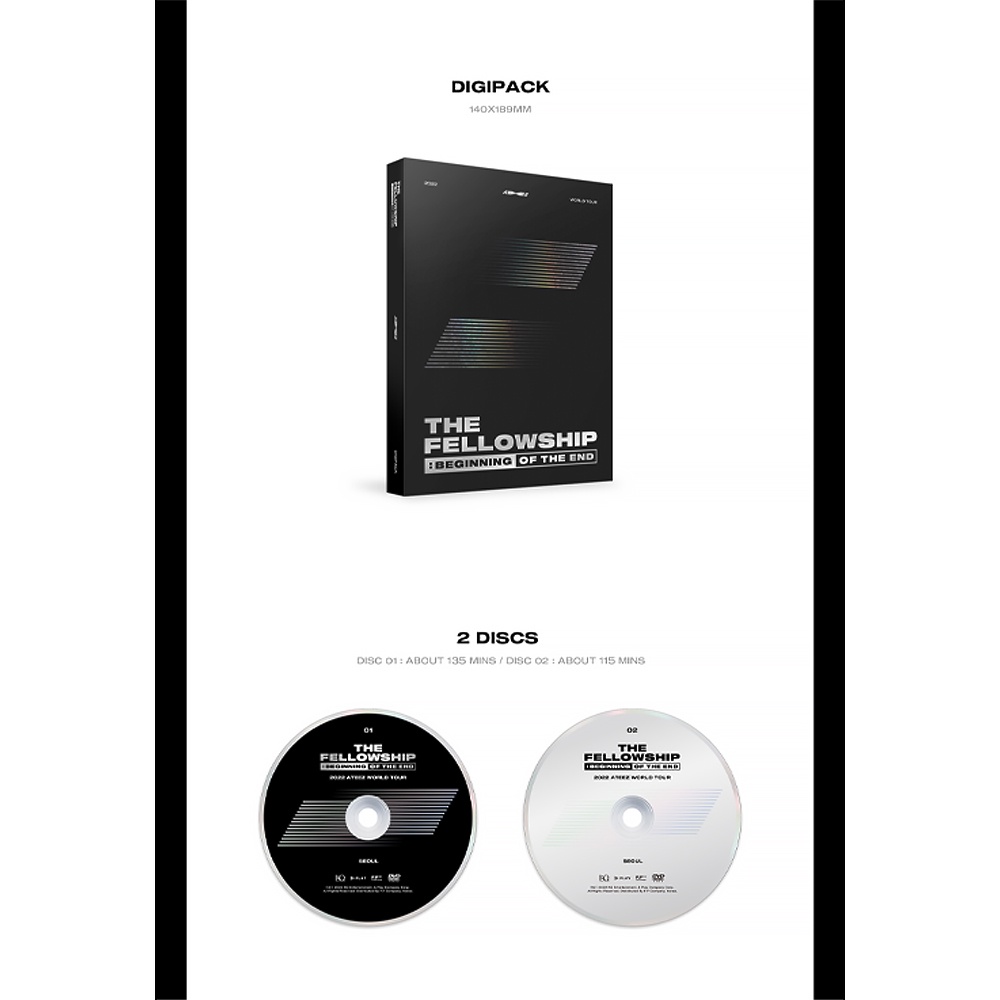 ATEEZ - The Fellowship : Beginning of the end SEOUL [ DVD ] - detalhe