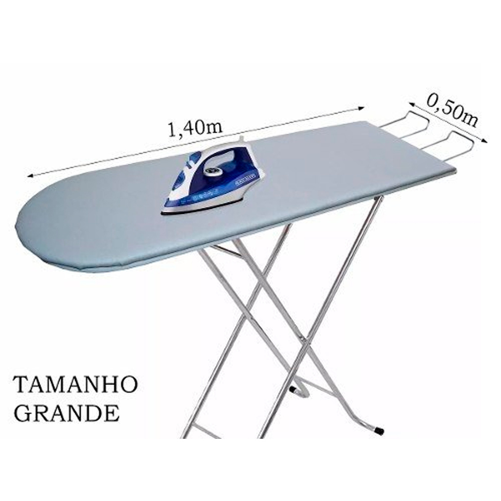 Capa para Tábua de Passar Roupas Ajustável Aluminizado 140cm