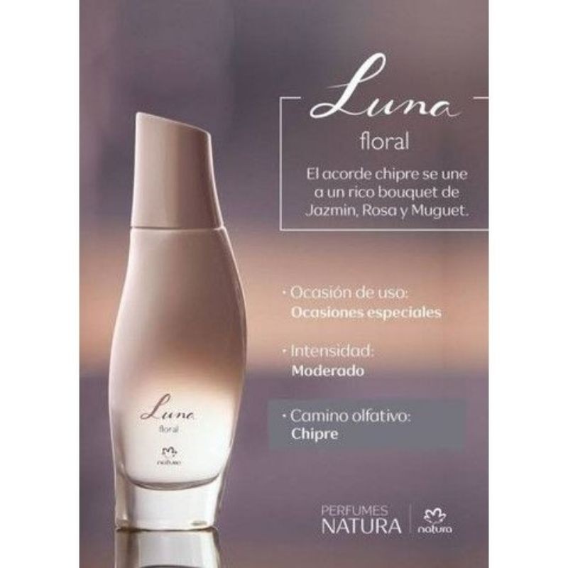 Perfume Luna Floral 75ml Natura - Original e Lacrado [ VALIDADE EXP 2021  PERFUME DESCONTINUADO ] | Shopee Brasil