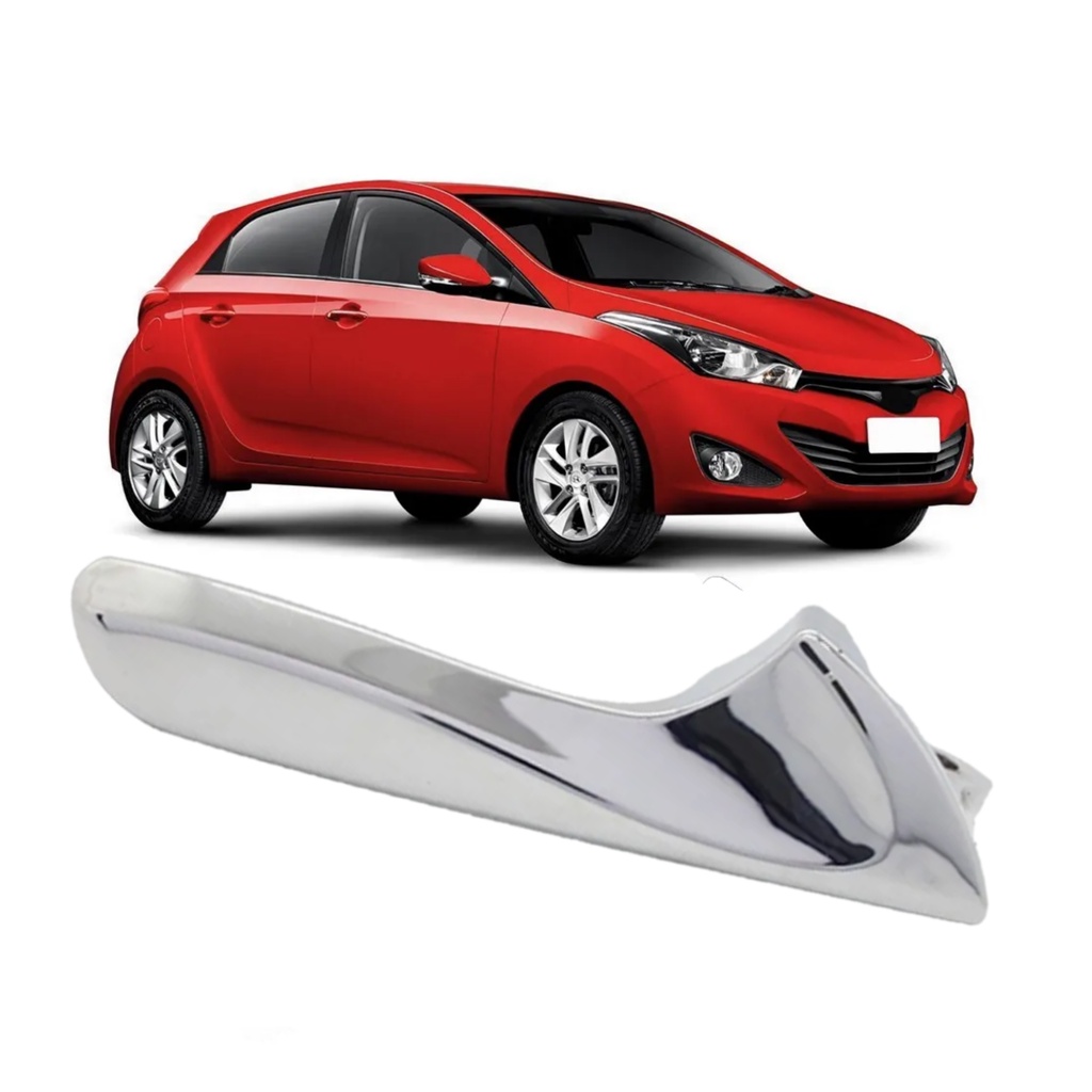 Gatilho Puxador Da Maçaneta Interna Direita Hb20 Cromada em Oferta na Shopee