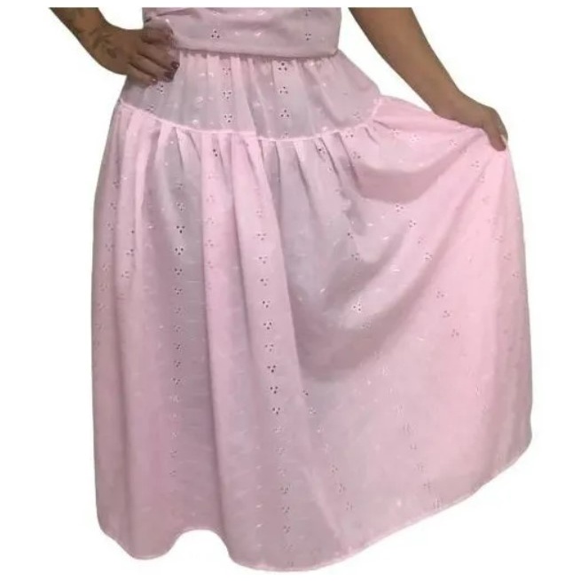 Saia Lese Rosa Umbanda Candomblé