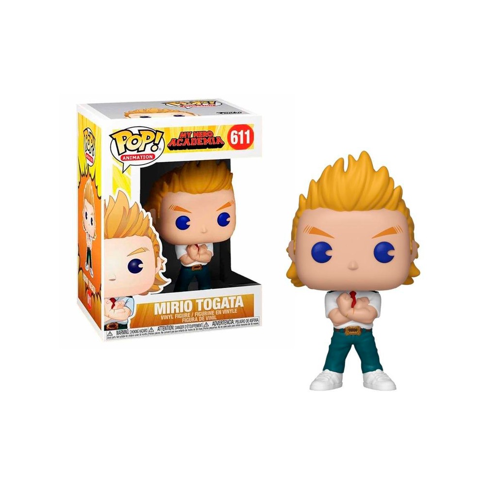 Funko Pop! My Hero Academia - Mirio Togata In Hero Costume (9,5 Cm) + Custodia Protettiva