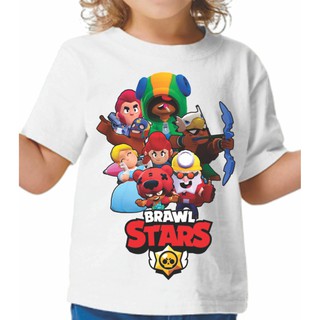 Camiseta Camisa Blusa Infantil Personalizada Brawl Stars Leon Shopee Brasil - brawl stars camisetas criança