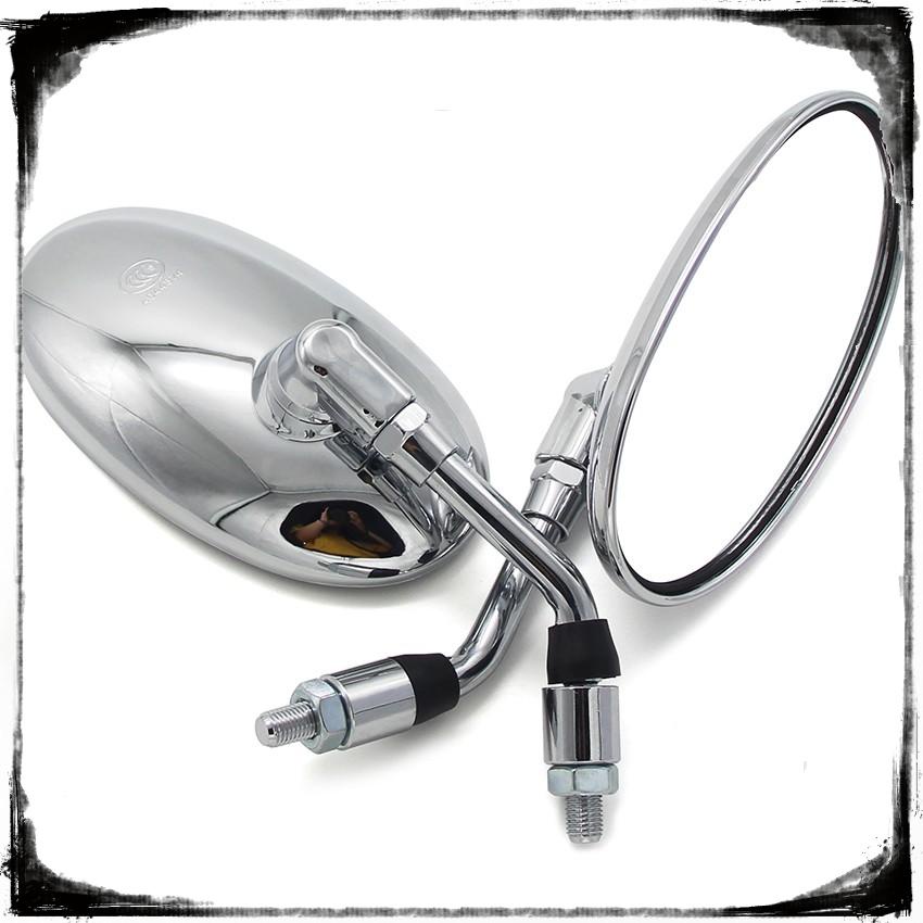 Espelho Lateral Universal Para Motocicleta , Retrovisor Com Rosca De 10mm , Adequado A Maioria Das Motocicletas , Substi