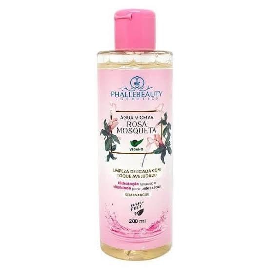 Água Micelar Rosa Mosqueta 200ml PhálleBeauty PH0502