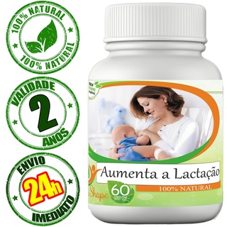 Composto Natural que Aumenta o Leite Materno - com 60 cápsulas (AUMENTA A LACTAÇÃO)