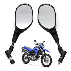 Par Retrovisor Rotativo Giro 360 Graus Xt660 Rosca Honda Awa 525